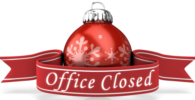 Office Closed for Christmas