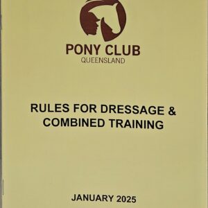 2025 PCQ Rules for Dressage & Combined Training