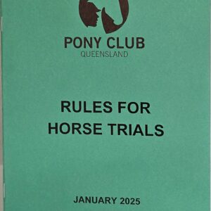 2025 PCQ Rules for Horse Trials