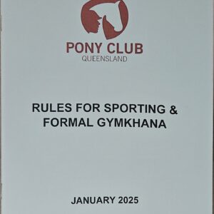 2025 PCQ Rules for Sporting & Formal Gymkhana