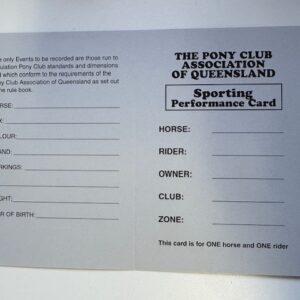 Performance Card for Sporting