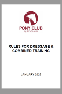 2025 PCQ Rules for Dressage & Combined Training