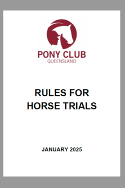 2025 PCQ Rules for Horse Trials