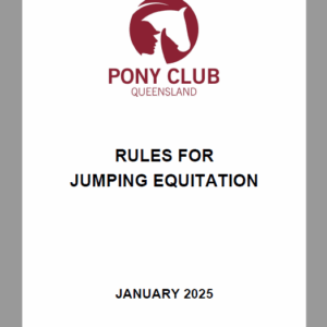 2025 PCQ Rules for Jumping Equitation