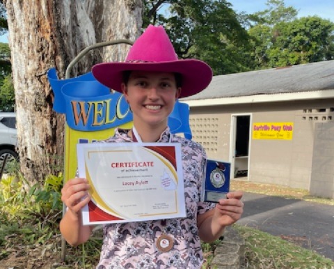 CONGRATULATIONS LACEY AYLETT