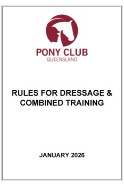 2026 PCQ Rules for Dressage & Combined Training