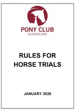 2026 PCQ Rules for Horse Trials
