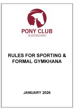 2026 PCQ Rules for Sporting & Formal Gymkhana