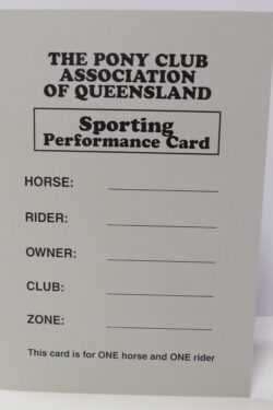 Performance Card for Sporting